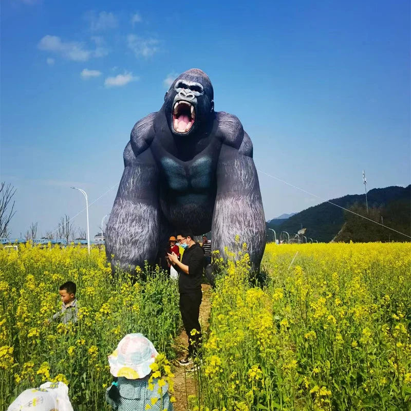 20ft Custom Giant Big Inflatable Balloon Advertising Cartoon Custom Design Inflatables Mascot Animal Gorilla