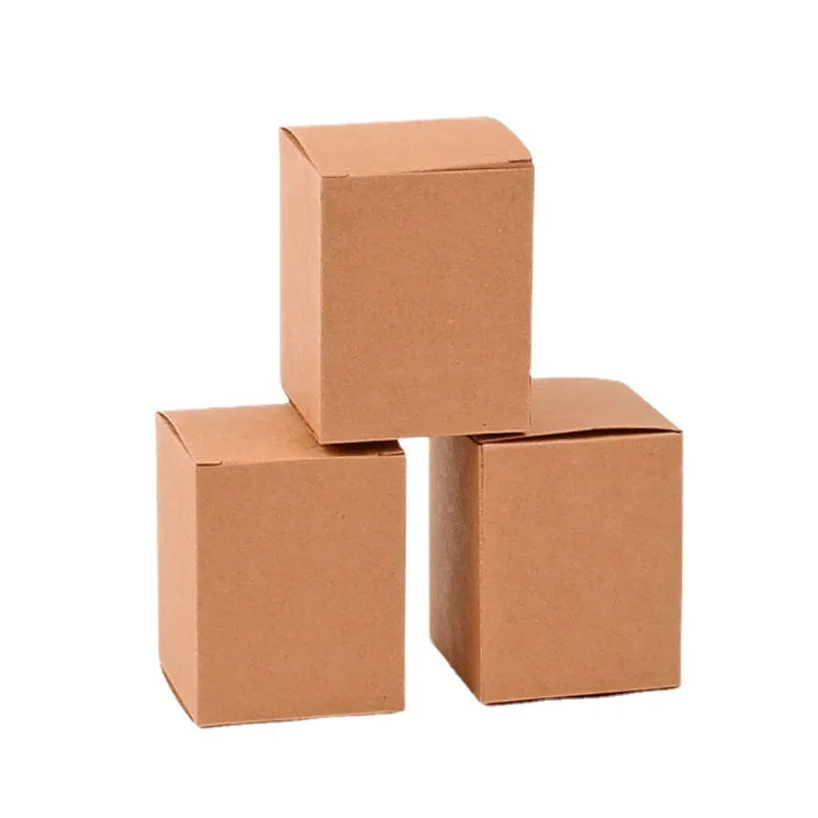 Kraft Paper Corrugated Box Custom With Logo Shipping Packaging Boxes  Mini