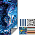 High Quality Print Microfiber Beach Towel With Logo Water Absorption Sand Free Custom Beach Towel