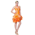 L-1181 National Standard Costume Latin Performance Competition Dance Dress Rumba New Friendship Adult Dance Dress for Sale