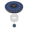 2.5W Floating Solar Powered Air Pump Battery With Air Hoses and Bubble Stone Pond Aerator Bubble Horticultural Water Cycle