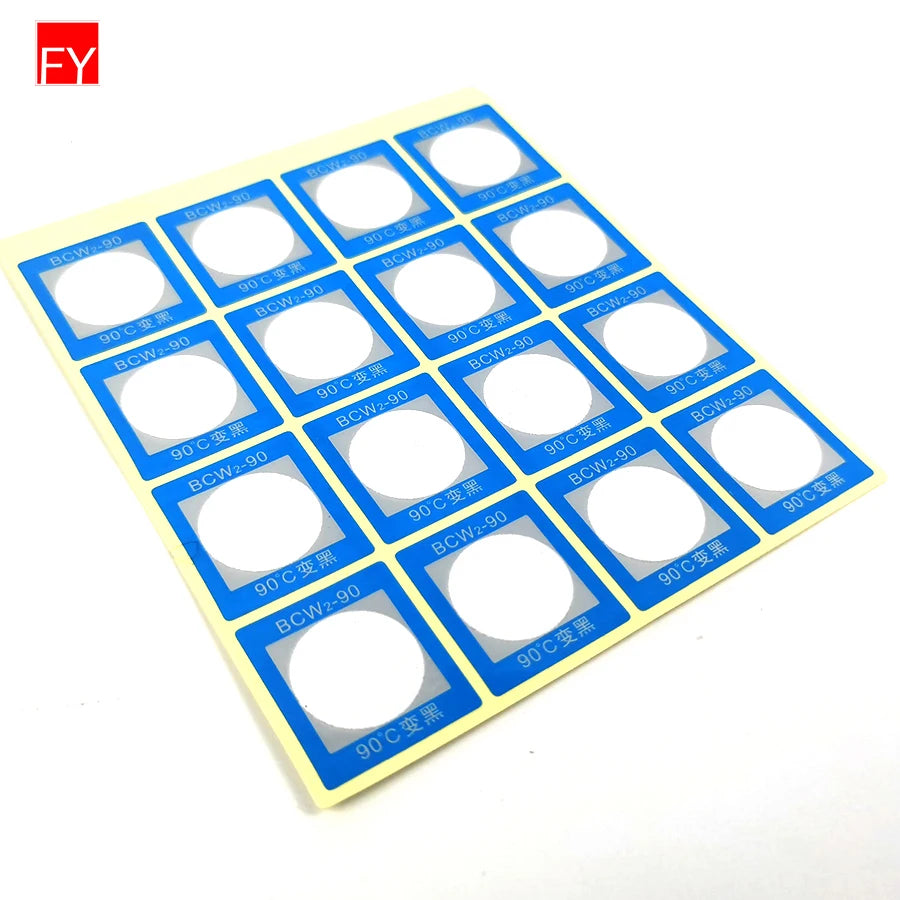 New Arrival Fan Yi Baby Testing Stickers Time Indicator Label Temperature 75C Children's Sticker Thermometer Paper Change Color