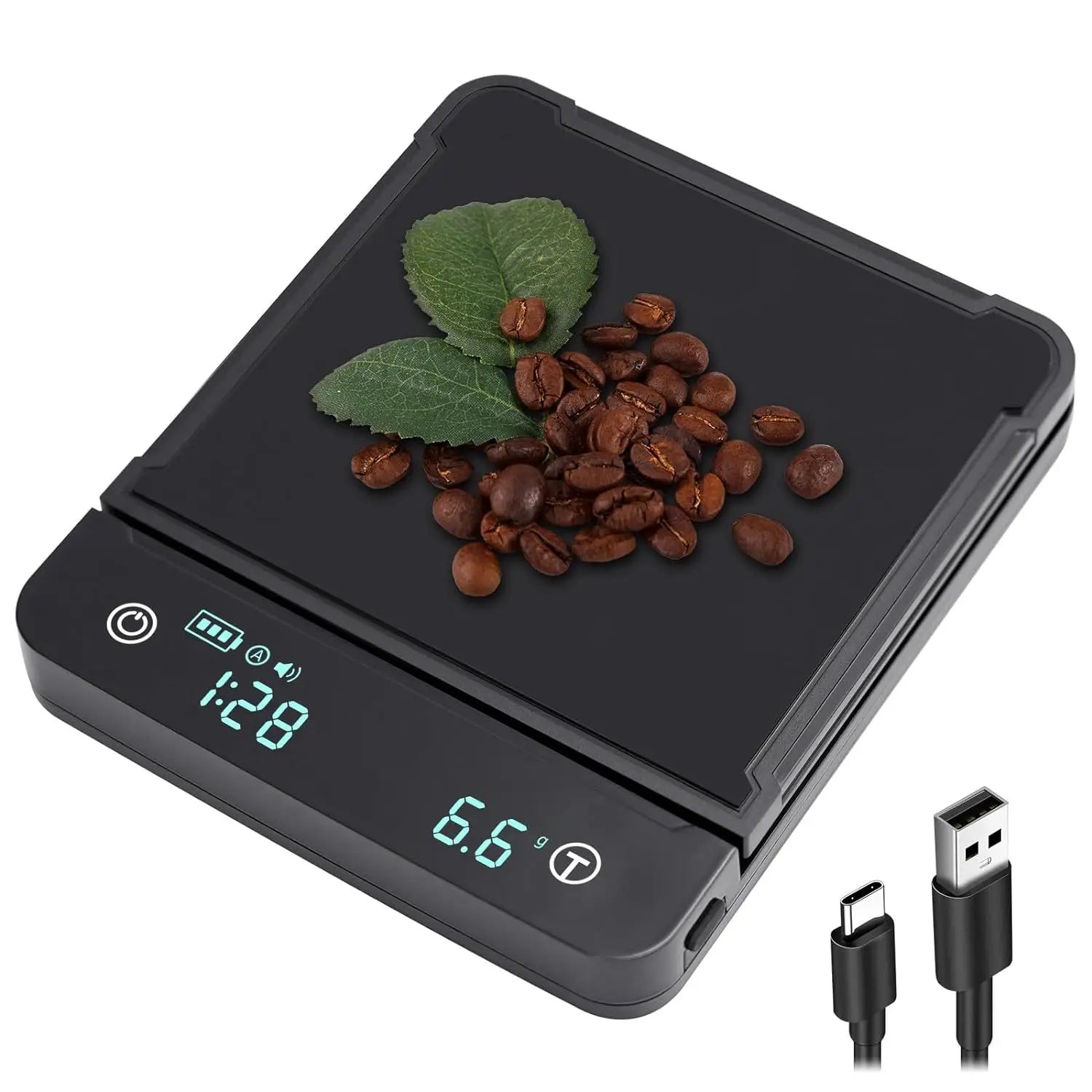 Wholesale Espresso Scale 0.1g Accuracy Kitchen Weighing Digital Weight Electronic Coffee Scale With LED Screen