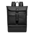 Men's Vintage Winter Waterproof Laptop Backpack with Zipper Closure Anti-Theft USB Port for Business Travel