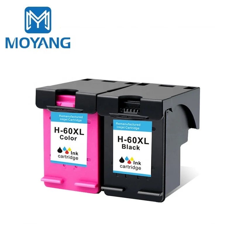 MoYang Compatible for Hp60 60XL Ink Cartridge Used for hp 60 Deskjet C4635 C4640 C4650 C4680 C4740 C4750 C4780 C4795 Printer