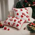 Wholesale 2024 Christmas Throw Pillow Covers Modern Minimalist Christmas Cushion Covers 3d Plush Christmas Pillow Covers Decor