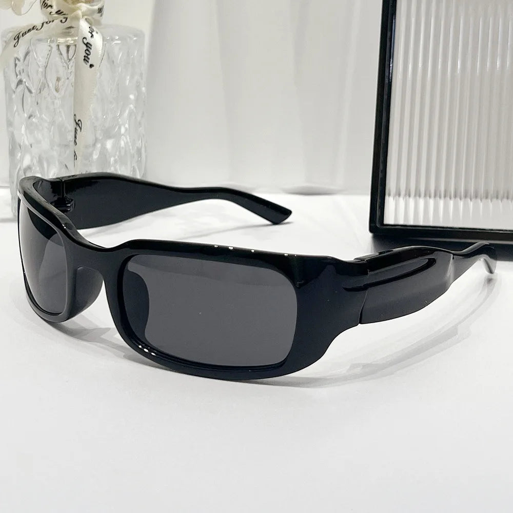 Ins Fashion Y2k Shades square Lentes De Sol Uv400 Trending 2024 Luxury Sunglasses Women Custom logo Sun Glasses for Men