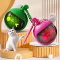 New Interactive Cat Ball Toy Simulated Bird Chirping Touch Activated Kitten Rolling Ball with Intelligent Obstacle Avoidance