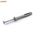 Elehk Nylon Wall Plug Anchor Plastic Fixing with Screw Wall Anchor Plastic Wall Plug Easy Drive Nylon Plug Anchor Expansion