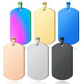 DIY Design Jewelry Custom Logo Laser Engraved Metal Blanks Dog Tags ID Card Pendants Silver Gold Stainless Steel Charm Pendant