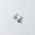 Hertiny 925 Sterling Silver Flowers Charms Silver Tulip Charm 6mm Mini Flower Pendant Jewelry Findings