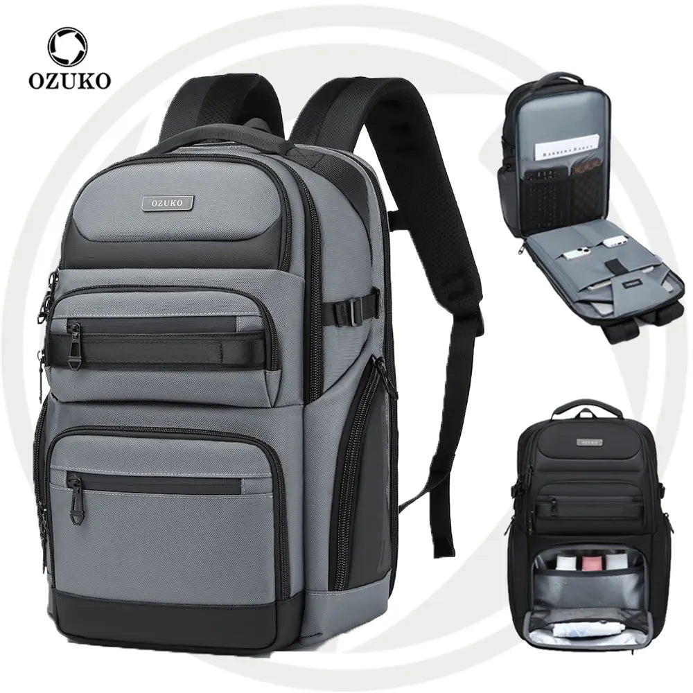 OZUKO 9772 Stylish Waterproof Laptop Backpack for Men for Gym Travel & Daily Adventures Travel Bag TSA-Friendly