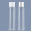 High-End Portable Travel 100ml/120ml/150ml Skin Care Products Transparent Cylinder Toner Bottle Frosted Screen Printing Surface