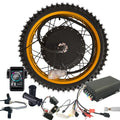QS273 8KW 3.5T/5T High Speed Hub Motor Electric Motorcycle Conversion Kit with LED Display 72V 8000W for Electric Bicycle