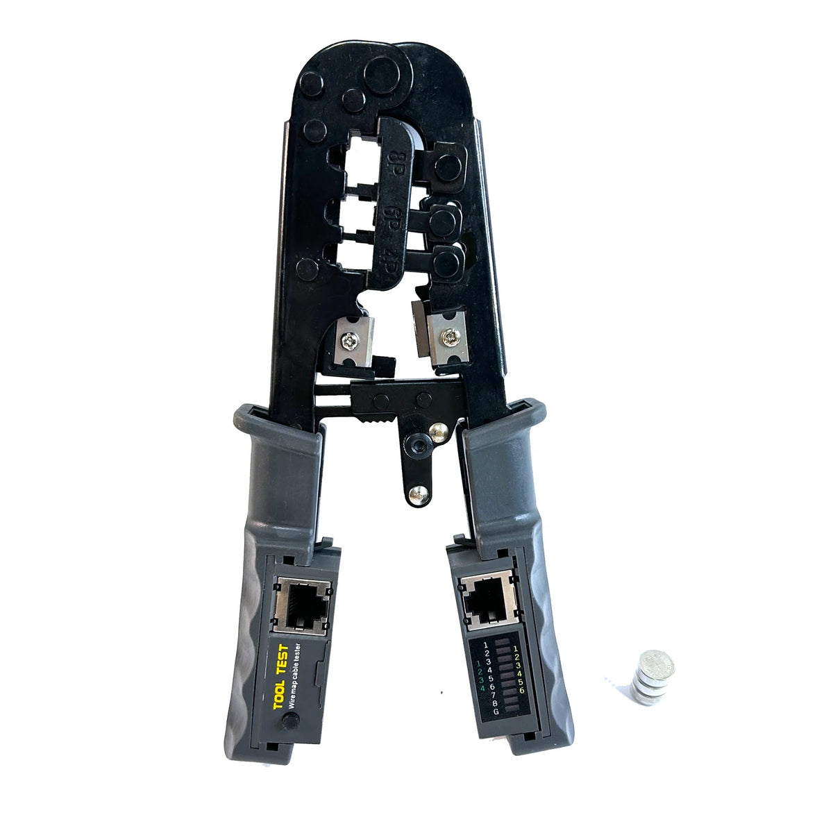 Hotselling Handing Tool RJ45 RJ11 RJ12 Cable Tester Crimper Tool Cutting Pliers Cutter Stripper Cable Tester MegaBDM