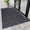Heavy Duty Sturdy Washable Cushioned Anti-Slip Waterproof Door Mat for Outdoor Entrance Home Entry Patio Porch Garage & Office