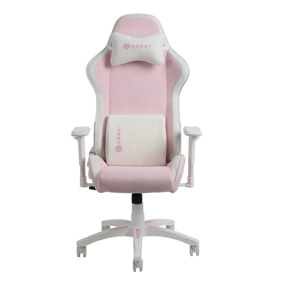 HOBOT Modern Ergonomic Mesh Racing Chair Pink Swivel Racing Office Chair with Adjustable Features for Gaming From Ningbo
