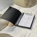 Custom Waterproof Menu Cards Hot Sale Food Menu Cover PU Leather Menu Holder for Bar Hotel