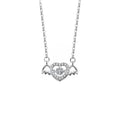 Factory wholesale 925 sterling silver guardian angel wing heart shape pendant necklace for women