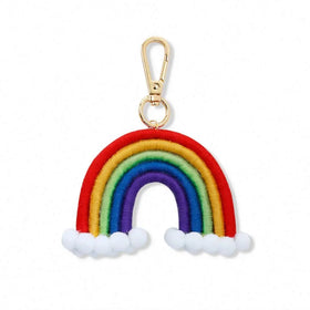 Women Girls Wholesale Boho Decor rainbow Boho Western Macrame Key Chain Top Boho Rainbow Key Chains Macrame Keychains