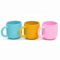 Suppliers Price Eco-friendly Baby Silicone Cup Food Grade Silica Gel Bpa Free Baby Silicone Drinking Feeding Learning Cup