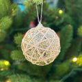 8cm/3pcs 10cm/2pcs Shatterproof Gold Foam Sequined Christmas Balls Tree Ornaments Hanging Decor OEM Brand Made in China