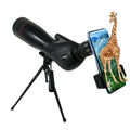Long Range Bird Spotting Scopes 2000 Yards 20-60x80 Angled Range Spotter Scope with Phone Adapter Tripod for Adults