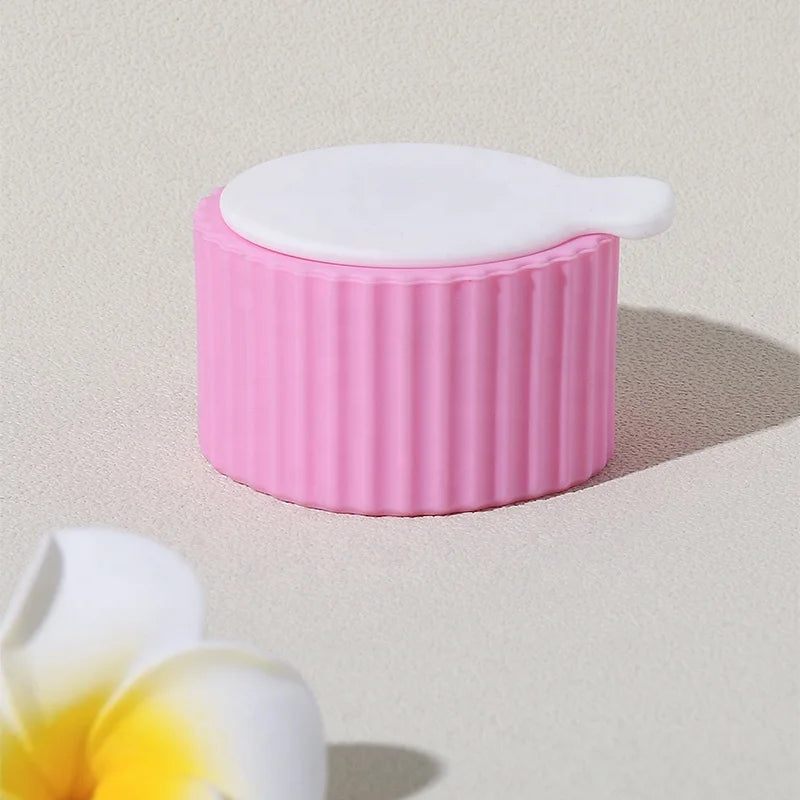 Ready to Ship 20ml Portable Reusable Cosmetic Face Cream Refilling Container Storage Case Box Silicone Travel Bottle