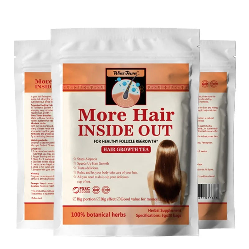 More Hair Growth Treatment Tea Custom More Hair Inside Out Healthy Follicle Regrowth Herbal Hair Growth Tea