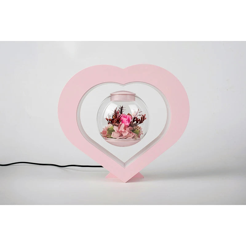 Promotion Decoration Gift Christmas Levitating Plant Stand Flower Pot Magnetic Floating Preserved Fresh Flower Bonsai Tree