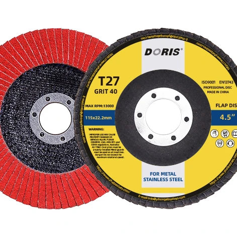115*22mm Premium Quality Abrasive Discs Imported Ceramic Grain Flap Disc