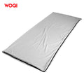 WOQI Compact Ultralight Sleeping Sheet Warm Dirt-Proof Sleeping Bag Liner for Backpacking Camping Hiking Picnic Hotel
