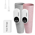 Air Compression Leg Massager 3 Intensities & 3 Levels Heating Calf Massager Blood Circulation Muscles Relaxation Leg Massager
