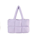 Fashionable Women's Nylon Puff Tote Bag with Portable Soft Accessory Women's Tote Bag