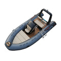 CE Certified Haohai RIB480 15.4ft 4.8m 6-Person New Classic Luxury PVC Fiberglass Inflatable Rowing Boat Outboard Engine Lakes