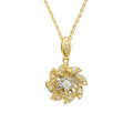 Classic Necklace 18k Gold Jewelry Real Solid Gold With Real Diamond Necklace Gift Jewelry Chinese Gold Sale Factory Women Trendy