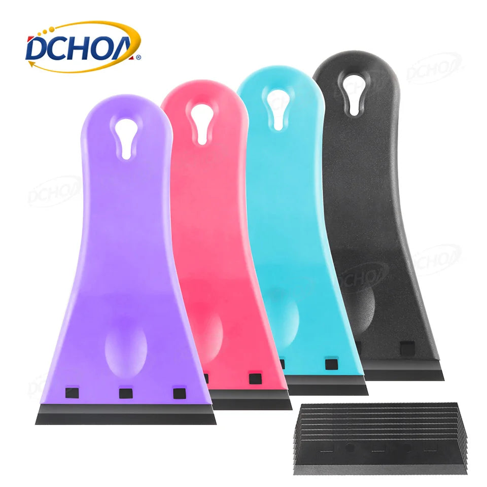 DCHOA OEM/ODM Customizable DIY Grade Wholesale Black Plastic Paint Cleaning Blade Scraper