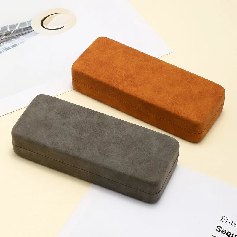 2023 Wholesale Cheap Price Luxury White Eyeglasses Case Box Pouch Bag Pu Case Luxury Logo Leather Sunglasses Packaging