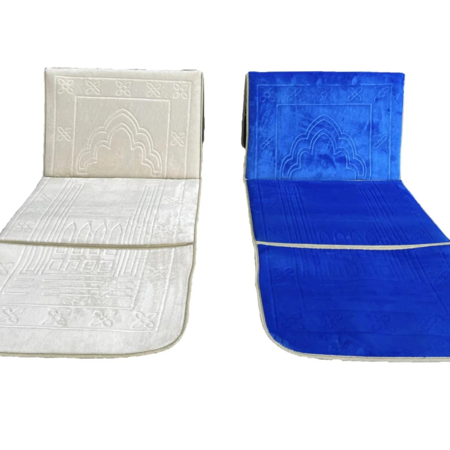 Wholesale Foldable Prayer Mat Customized Thick Size Jacquard Carpet Plush Machine Made Soft Blanket for Bedroom Use for Adults