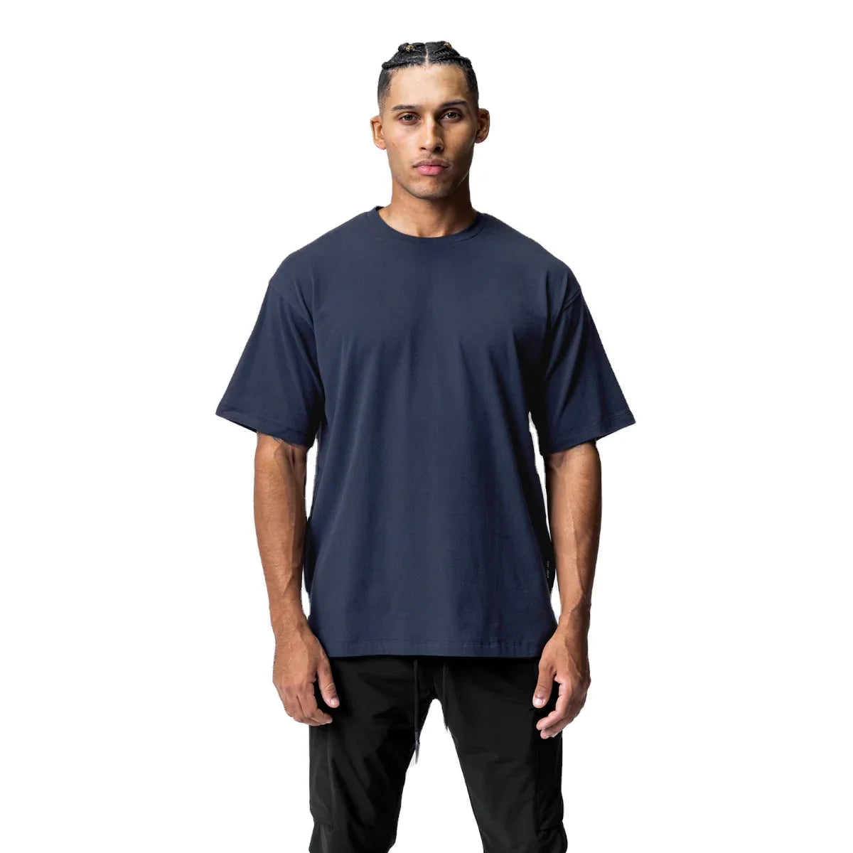 CXFY-FY-23-TX222 New Arrival Summer Leisure Sportswear Men's Fashion Solid Color Shirts & Tops Short Sleeve Gym Fitness Wear