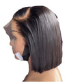 13*4 HD Remy Hair Virgin for Lace Front Bob Wig Pre Cut Transparent for Glueless Lace Baby Hair Natural Color Density 250%