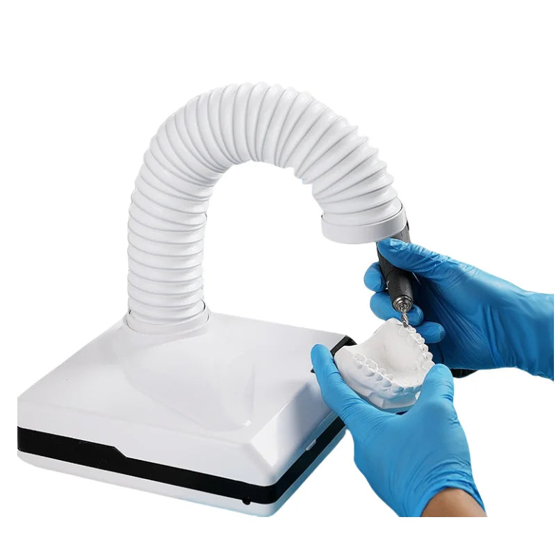 Dust Collector Extractor 60W Vacuum Cleaner Dental Lab Equipment Dust Suction Machine for Polishing Micro Motor