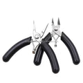 Mini Diagonal Pliers Wire Cutter Jewelry Making Pliers Round Beading Making Insulated Plier