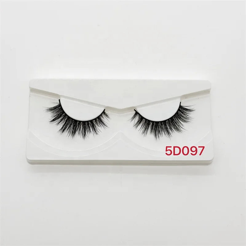 SEVERBEAUTY Qingdao 3D Mink False Eyelashes Handcrafted Cruel-free High Quality Natural Medium Volume Soft Light Band 25 Uses