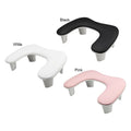 BIN High Quality Manicure Nail Hand Rest Pillow Arm Rest PU Leather Panel Plastic Feet for Nail Arts