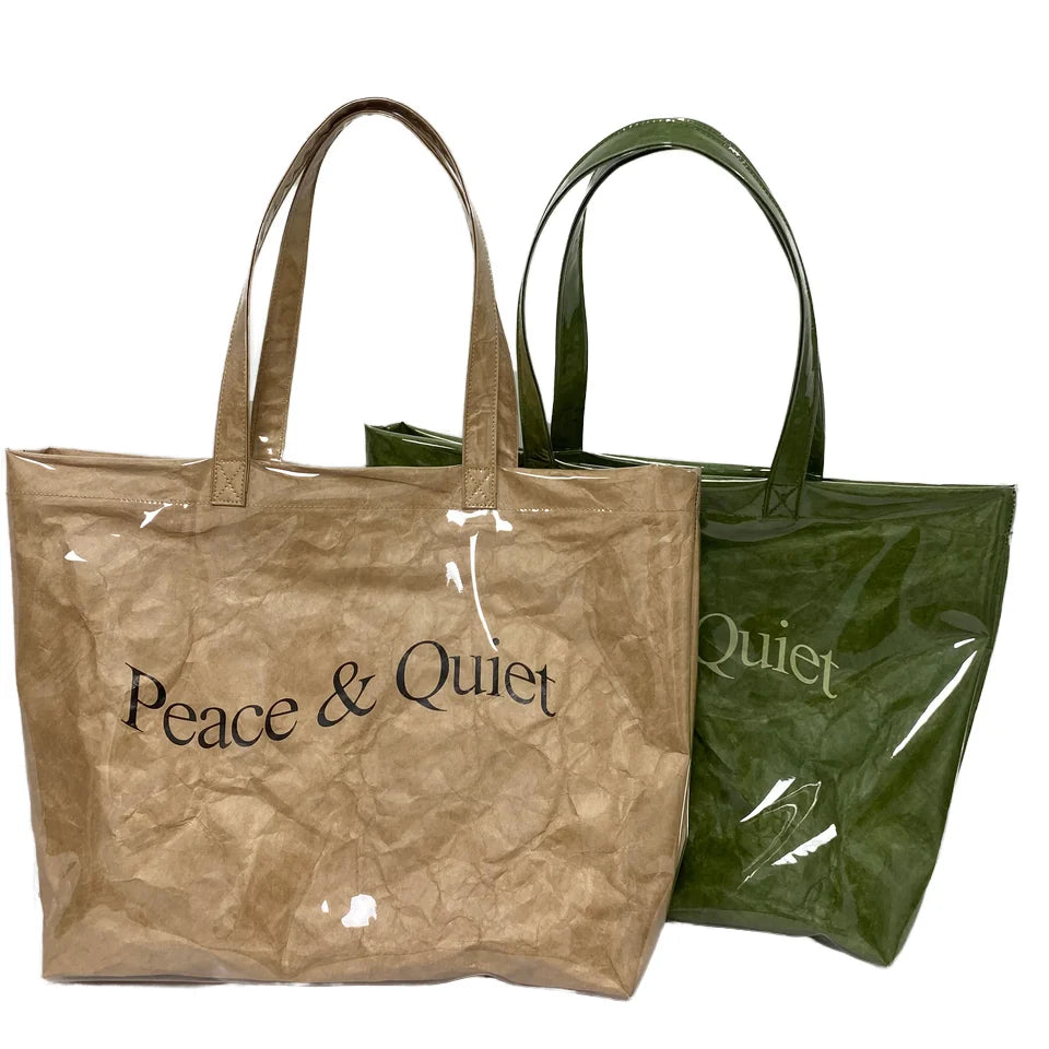 Casual Summer Women's PVC Letter Canvas Tote Bag Unisex New Large-Capacity Korean INS Shoulder Bag with Casual Style