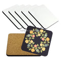 DIY Classic Eco-Friendly Home Kitchen Decor Printable Wood Crafts Square Mug Pads Blanks Cork Bottom White Sublimation MDF