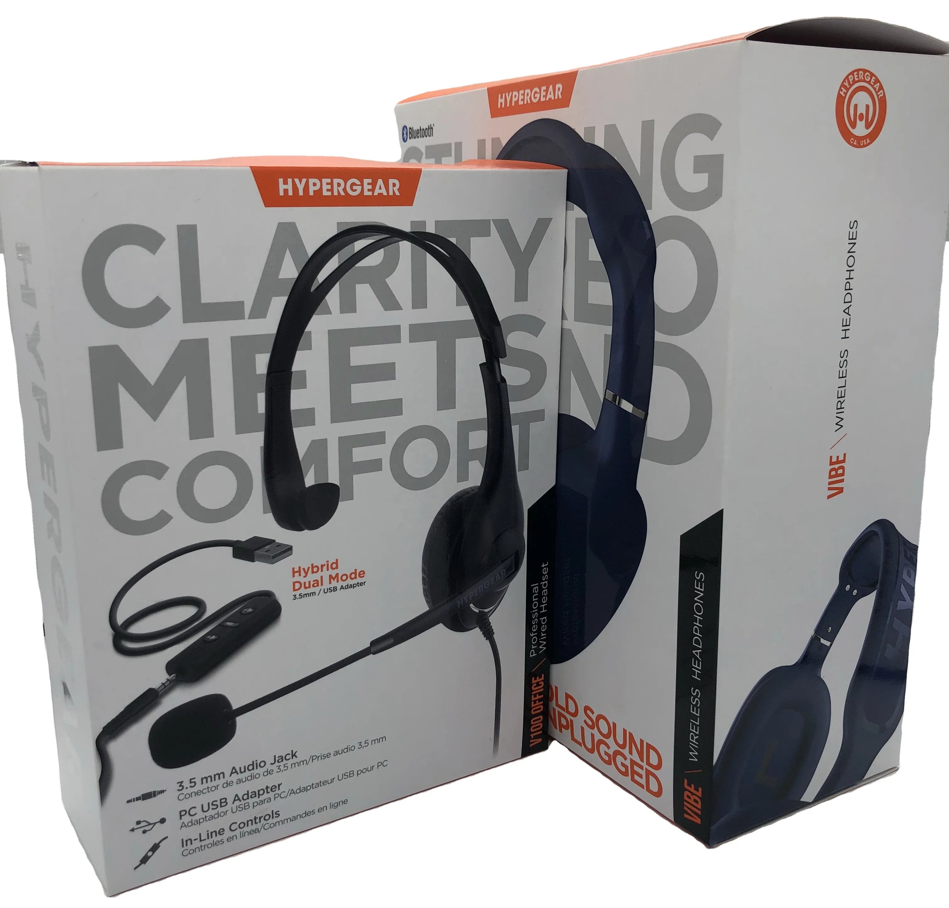 Portable Recyclable Folding Kraft Paperboard Packaging Boxes Kraft Paper Type Foil for Shipping Consumer Electronics Headphones