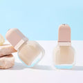 Fashion Attractive Design Face Skincare Foundation Empty Cosmetic Packaging 30ml Glass Serum Pump Bottle 1oz