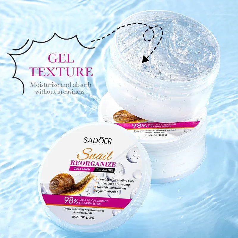Wholesale Face Gel Snail Cream Moisturizer White Face Cream Snail Anti-Ageing Cream